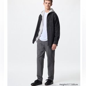 Uniglo Heattech Easy Pants Gray Slim Fit